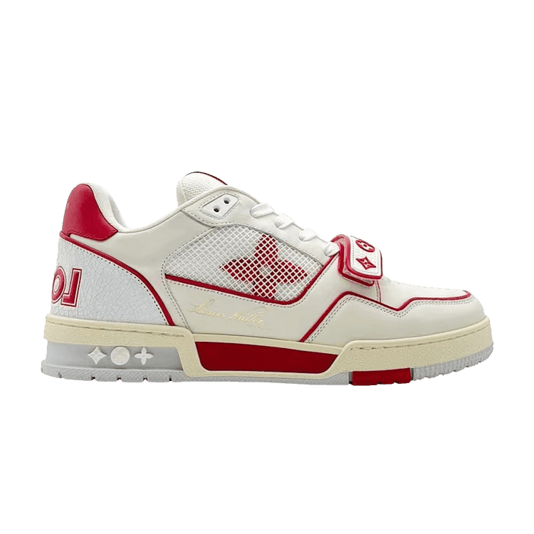 Louis Vuitton Trainer Red Mesh - Side Kicks