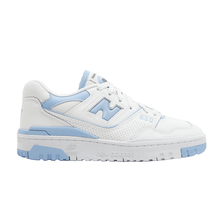 New Balance 550 UNC White Dusk Blue (Women's) - Side Kicks