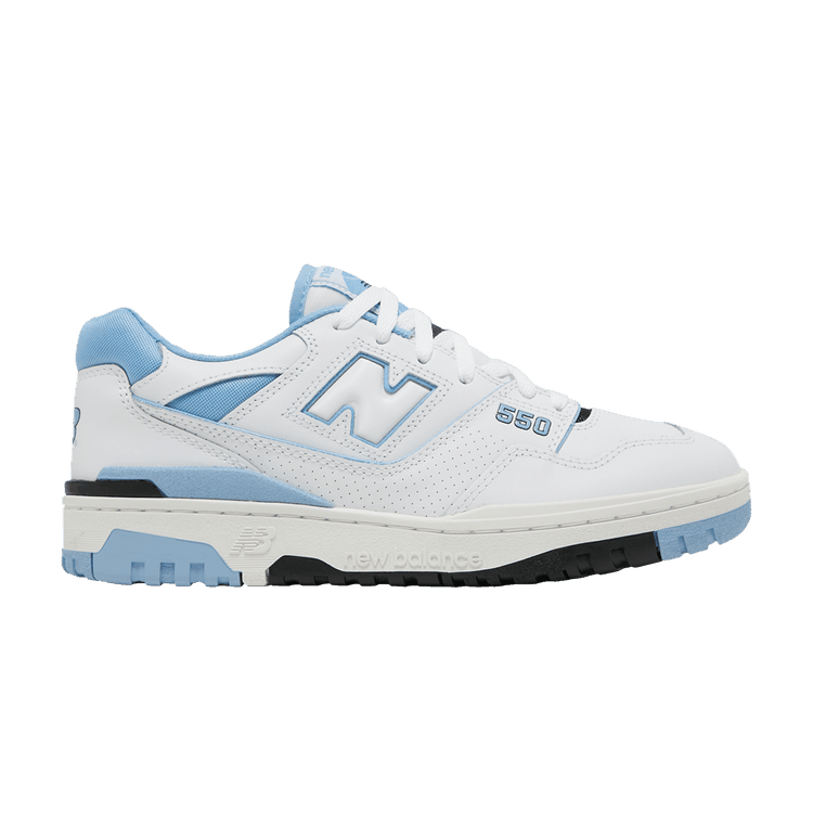 New Balance 550 UNC White University Blue - Side Kicks