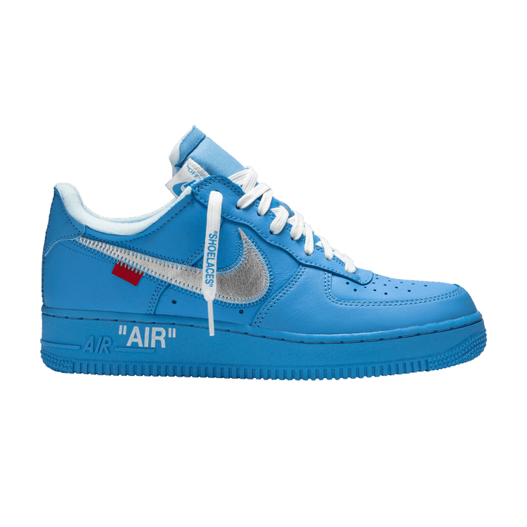 Nike Air Force 1 Low Off-White MCA University Blue - Side Kicks