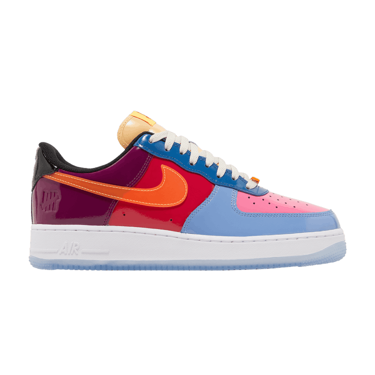 Nike Air Force 1 Low SP Undefeated Multi-Patent Total Orange - Side Kicks