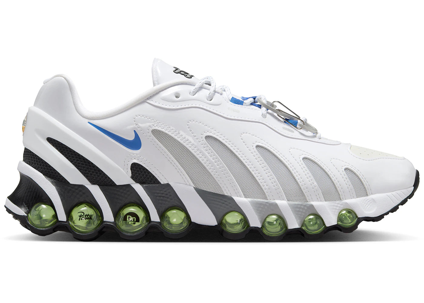 Nike Air Max Dn8 Patta White Metallic Silver
