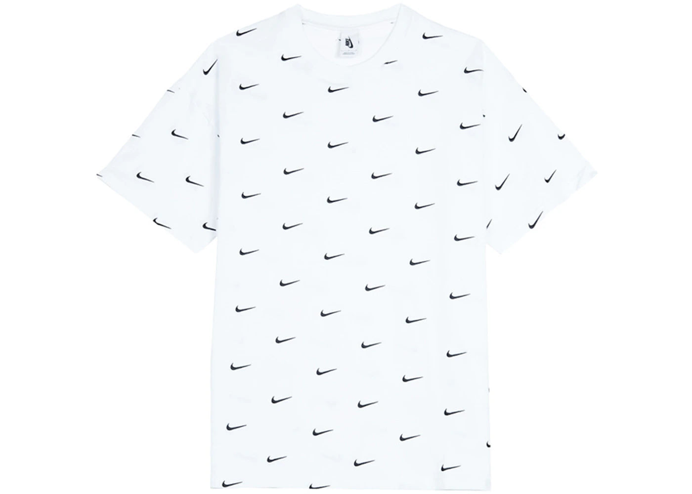 Nike All Over Swoosh Logo T-shirt White