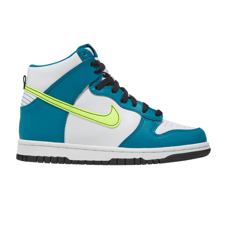 Nike Dunk High Bright Spruce Volt (GS) - Side Kicks