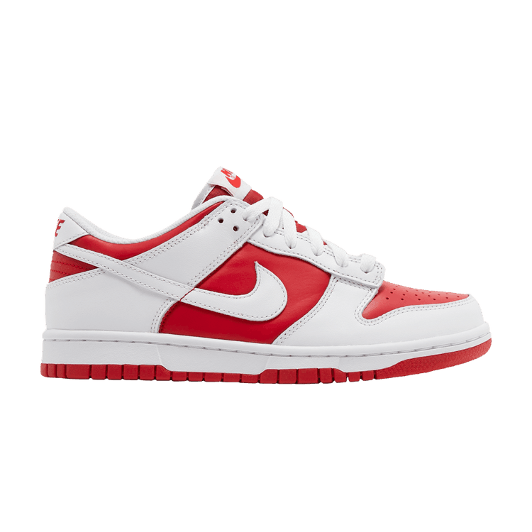 Nike Dunk Low Championship Red (2021) (GS) - Side Kicks