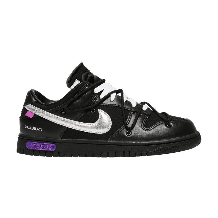 Nike Dunk Low Off-White Lot 50 - Side Kicks