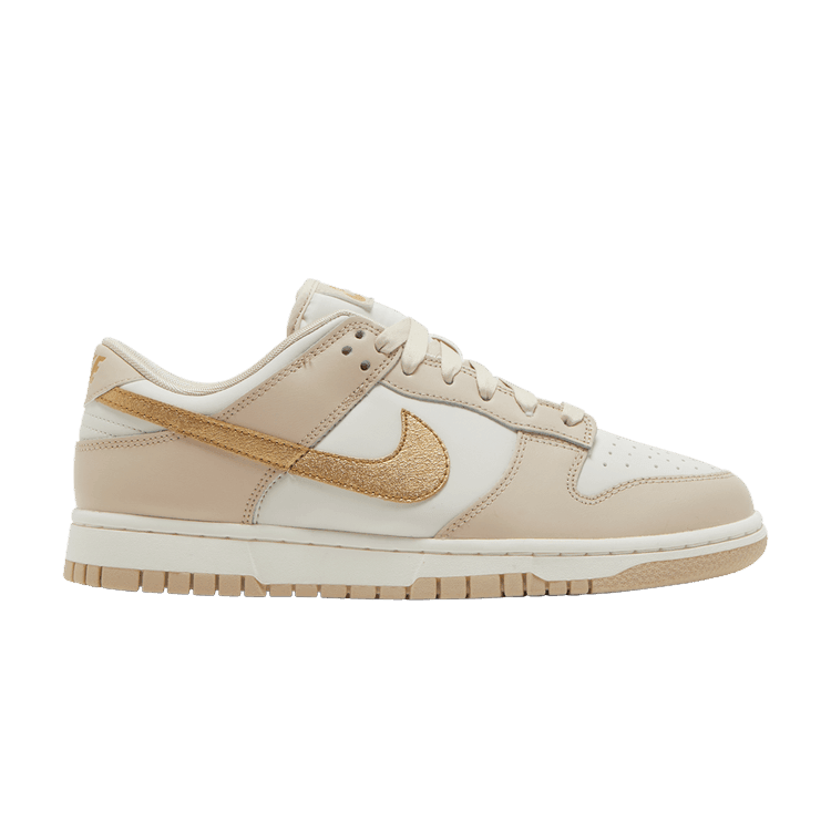 Nike Dunk Low Phantom Metallic Gold (Women's) - Side Kicks