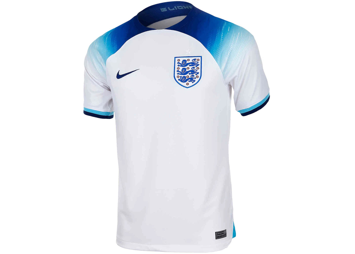 Nike England 2022/23 Stadium Home Jersey White/Blue Fury/Blue Void