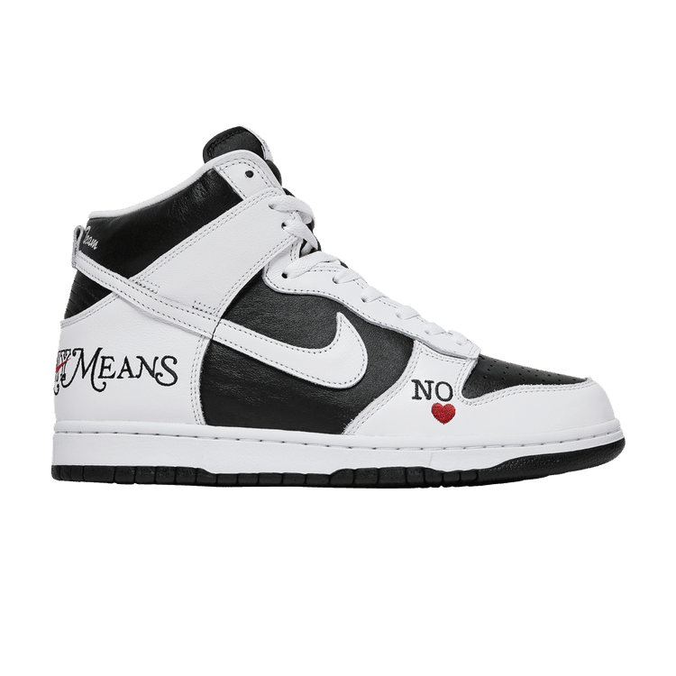 Nike SB Dunk High Supreme By Any Means Black - Side Kicks