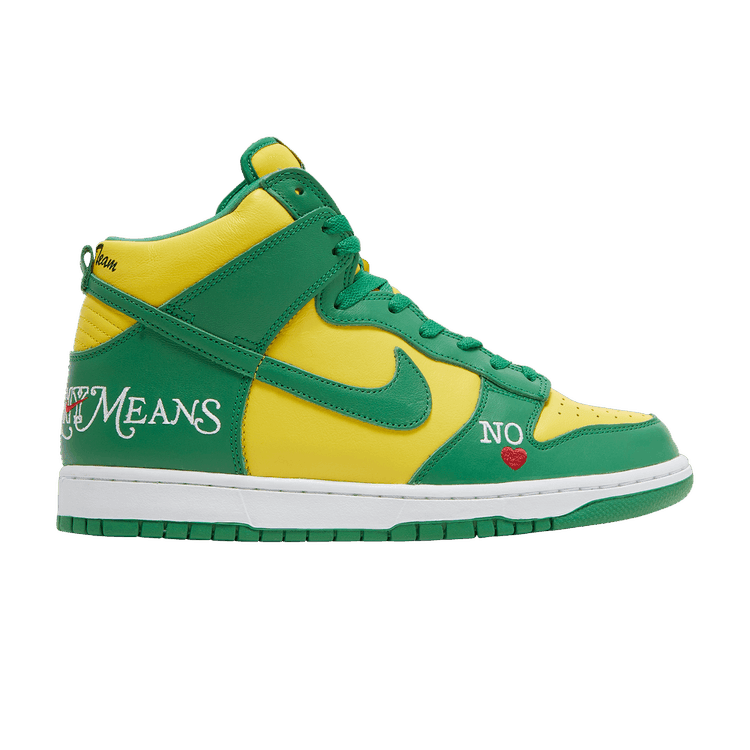 Nike SB Dunk High Supreme By Any Means Brazil - Side Kicks