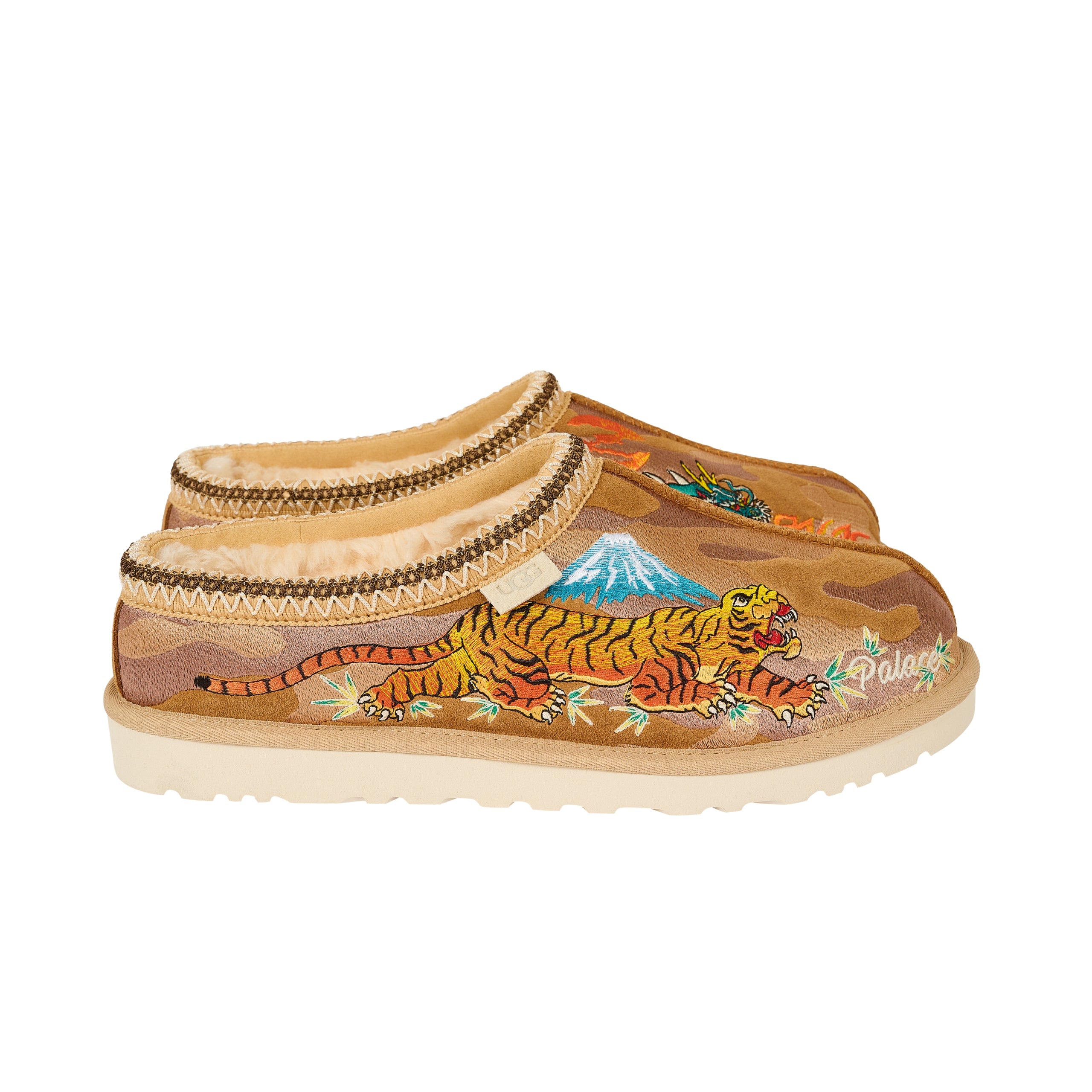 Palace UGG Tasman Slipper Chestnut Camo