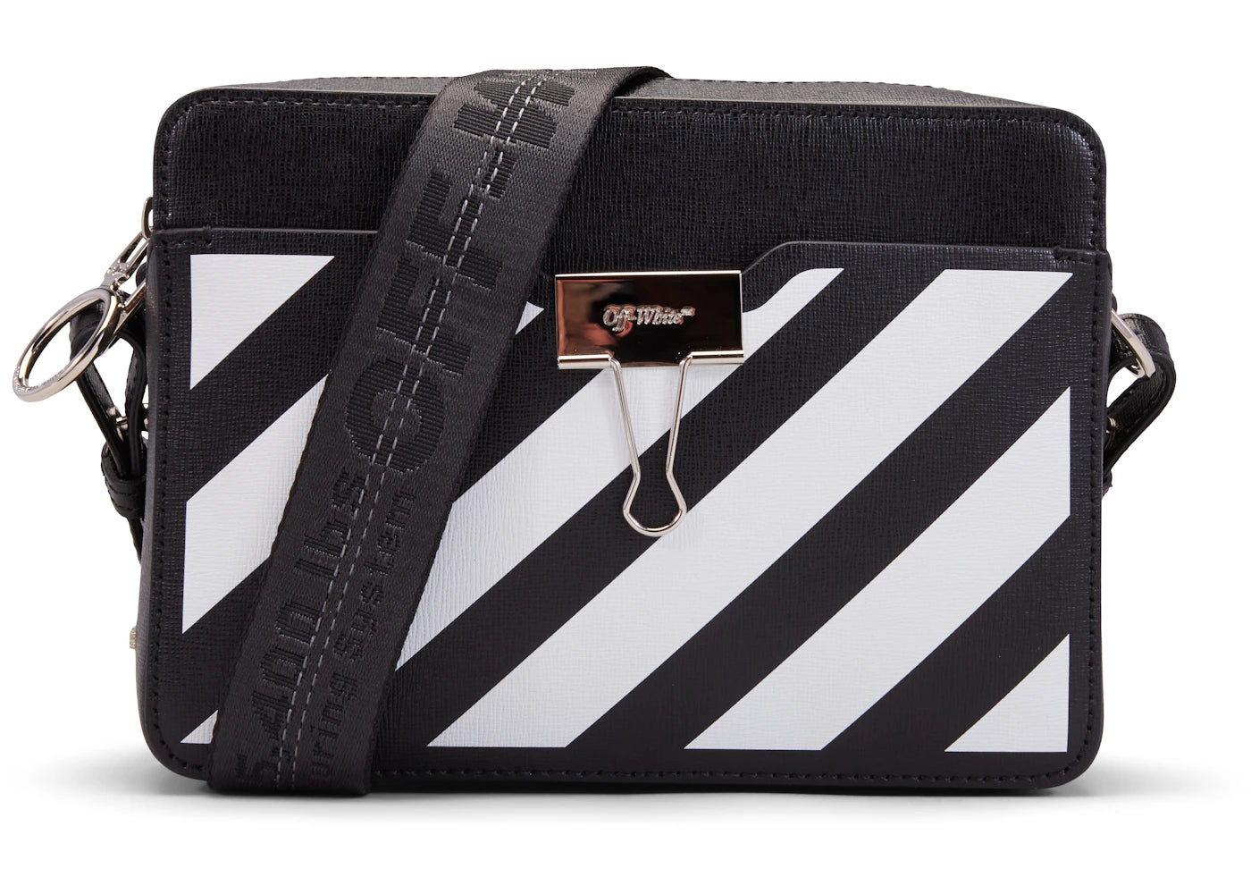 OFF-WHITE Camera Bag Diag Black White