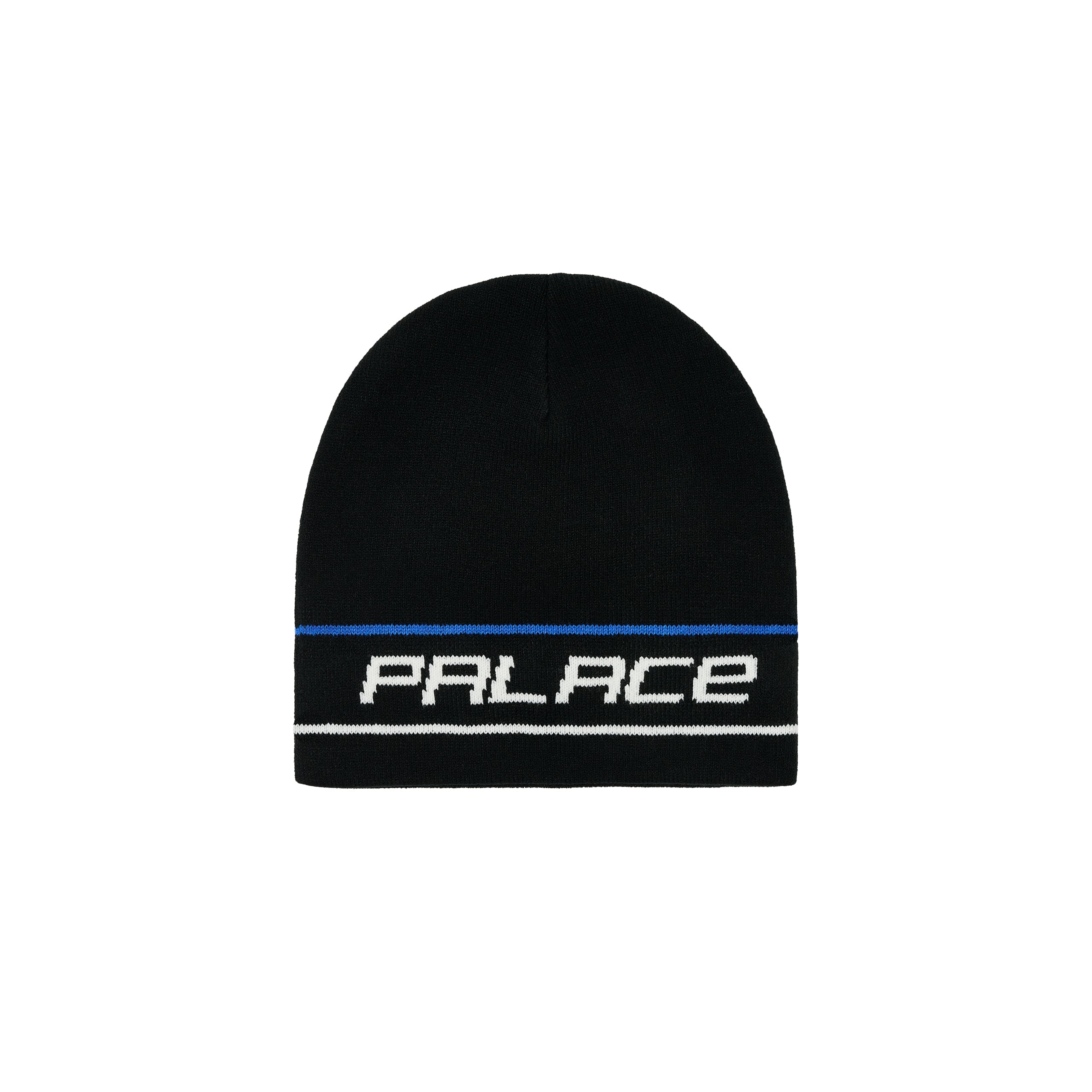 Palace Stripe Nein Cuff Beanie Black