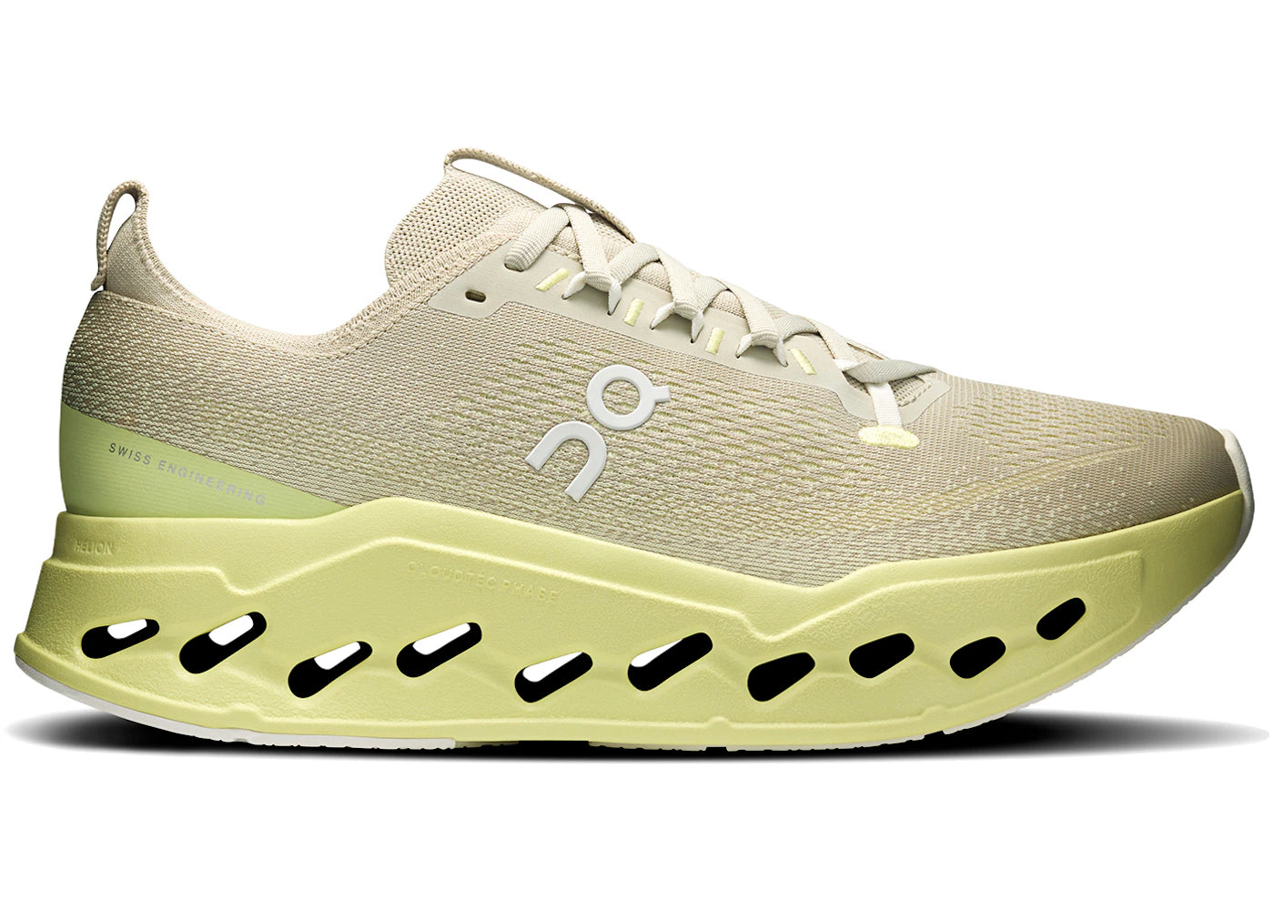 On Running Cloudsurfer Max Pelican Limelight