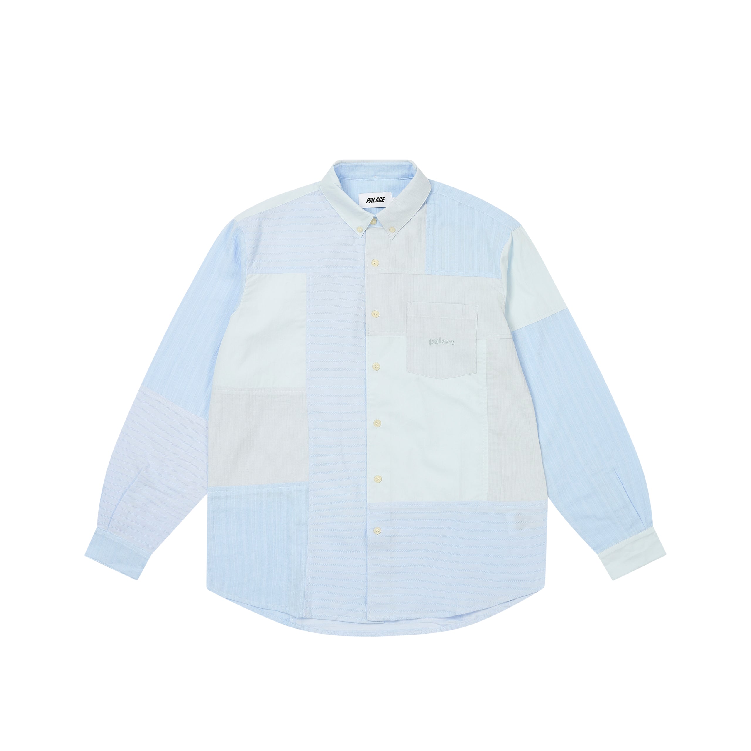 Palace Patchy Shirt Faint Blue