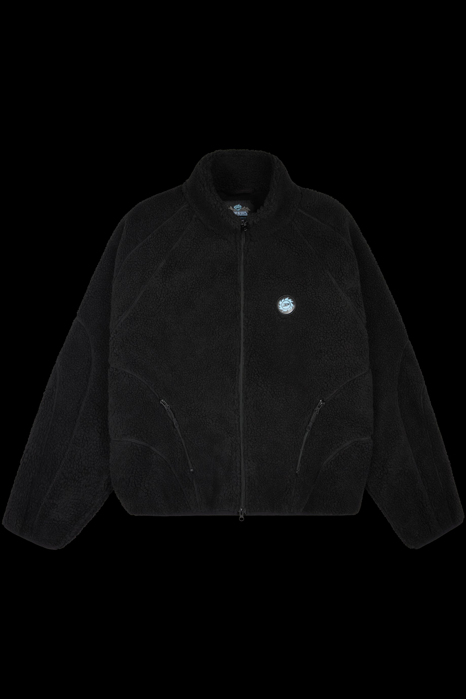 Broken Planet Polar Fleece Midnight Black