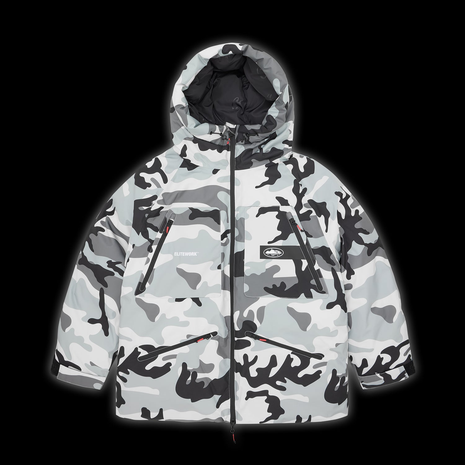 Corteiz x Denim Tears Elitework™ Avalanche Bolo Parka Arctic camo