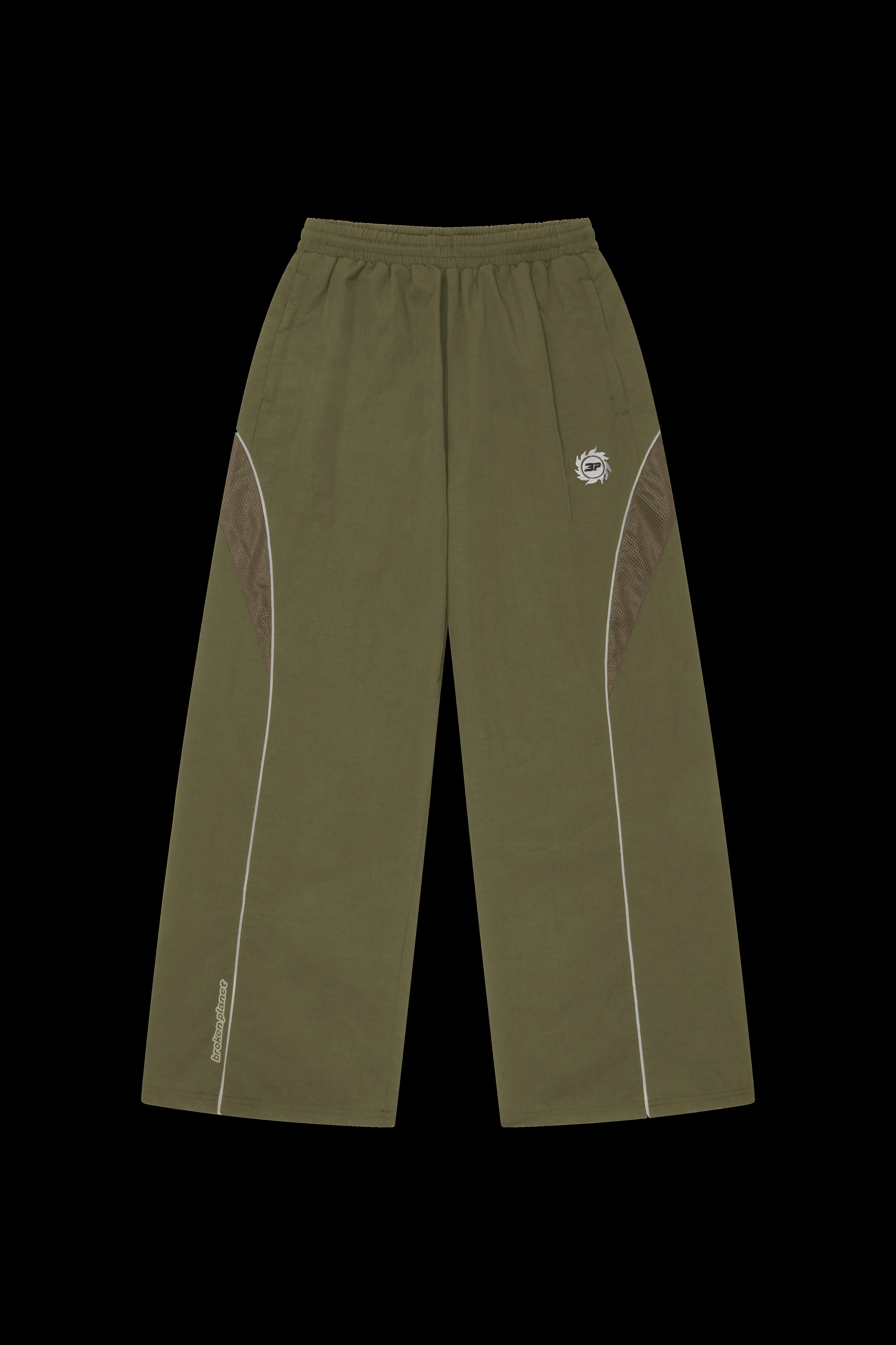 Broken Planet Reflective Performance Pants Khaki Green