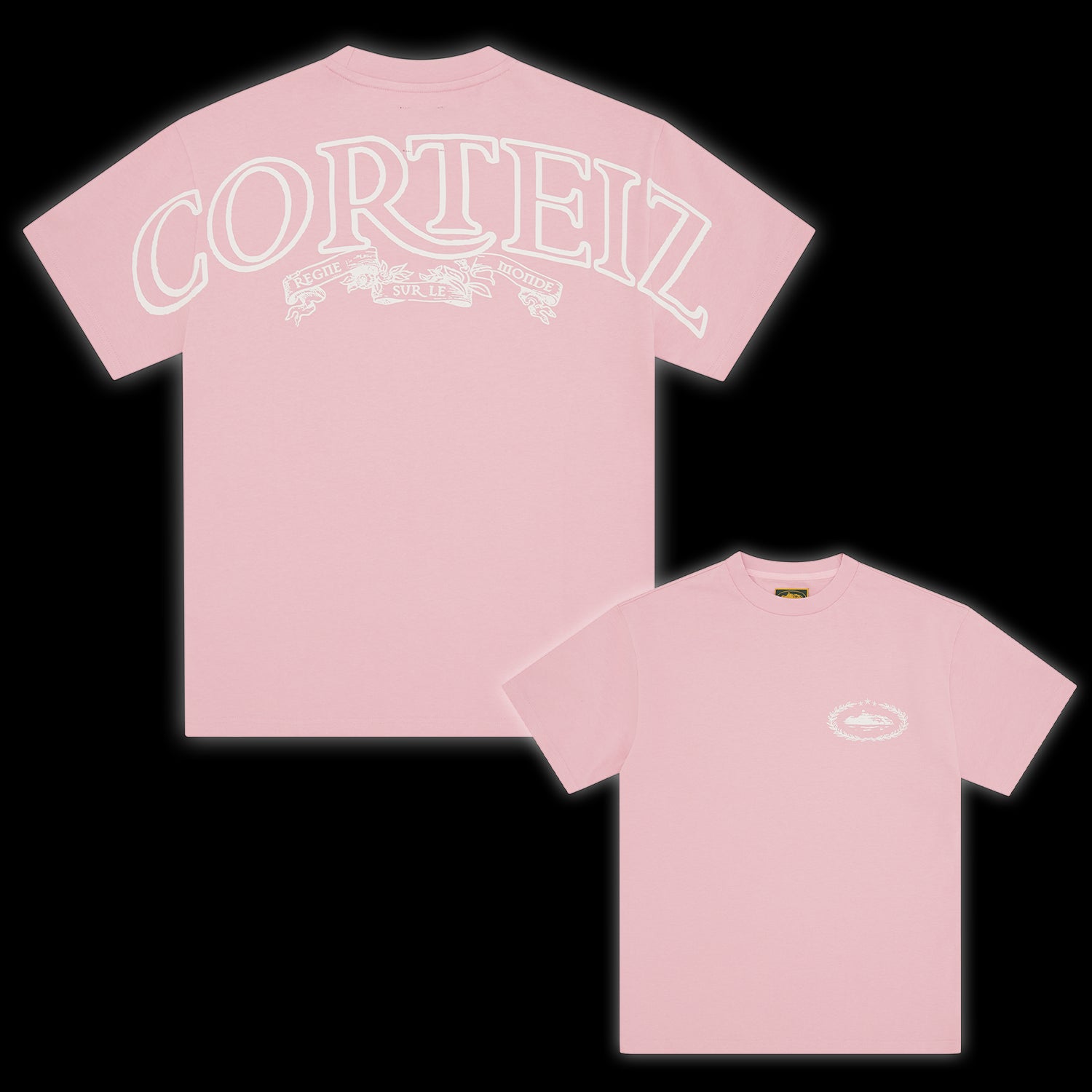 Corteiz Royale Heavyweight Tee Pink