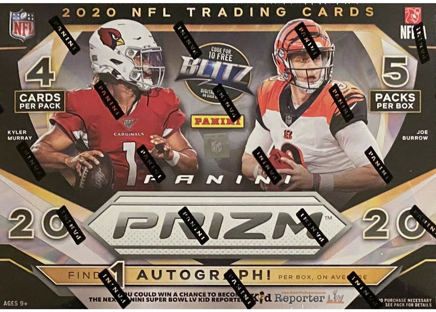 2020 Panini Prizm Football Target Mega Box 20 ct. (Pink Prizms)