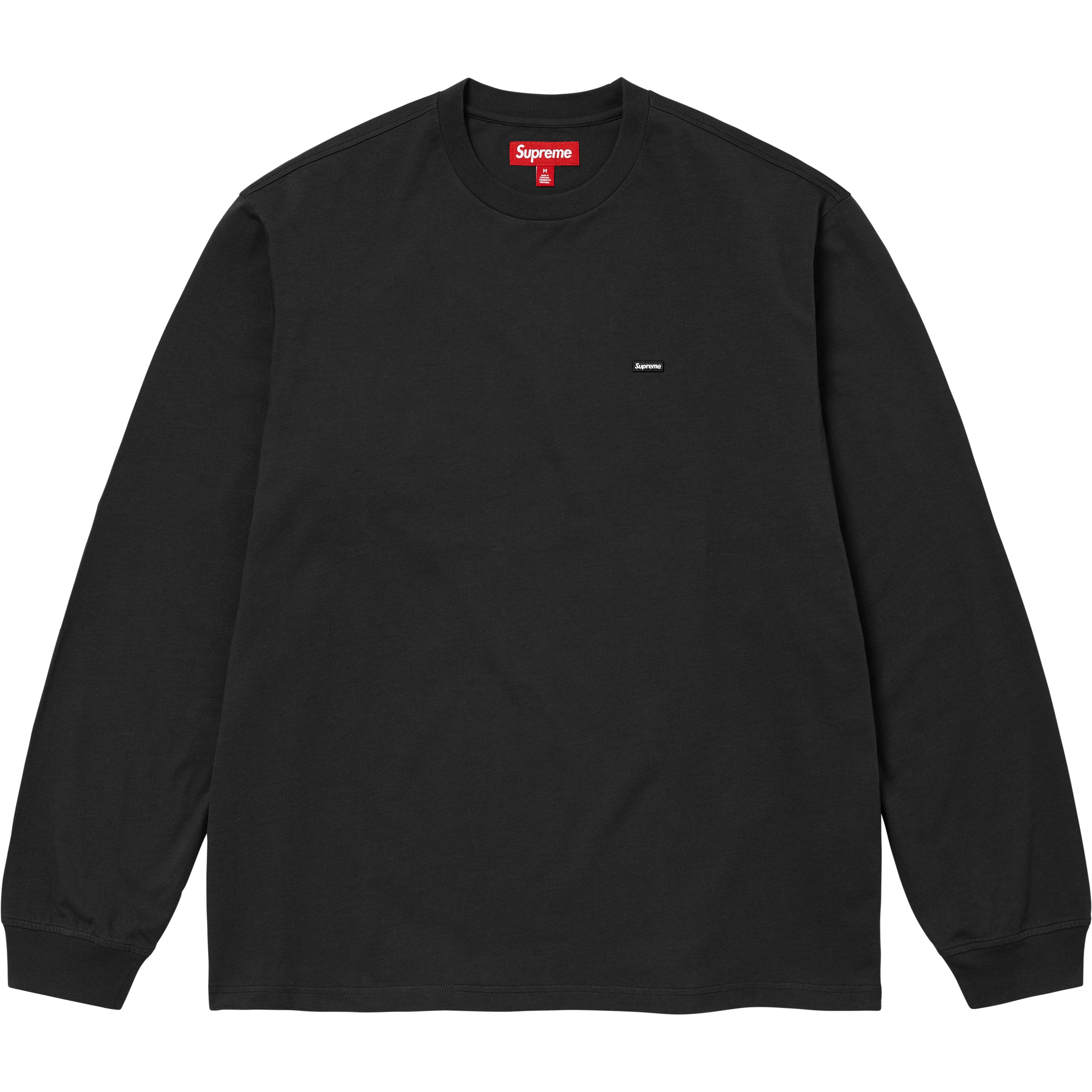 Supreme Small Box L/S Tee - Black