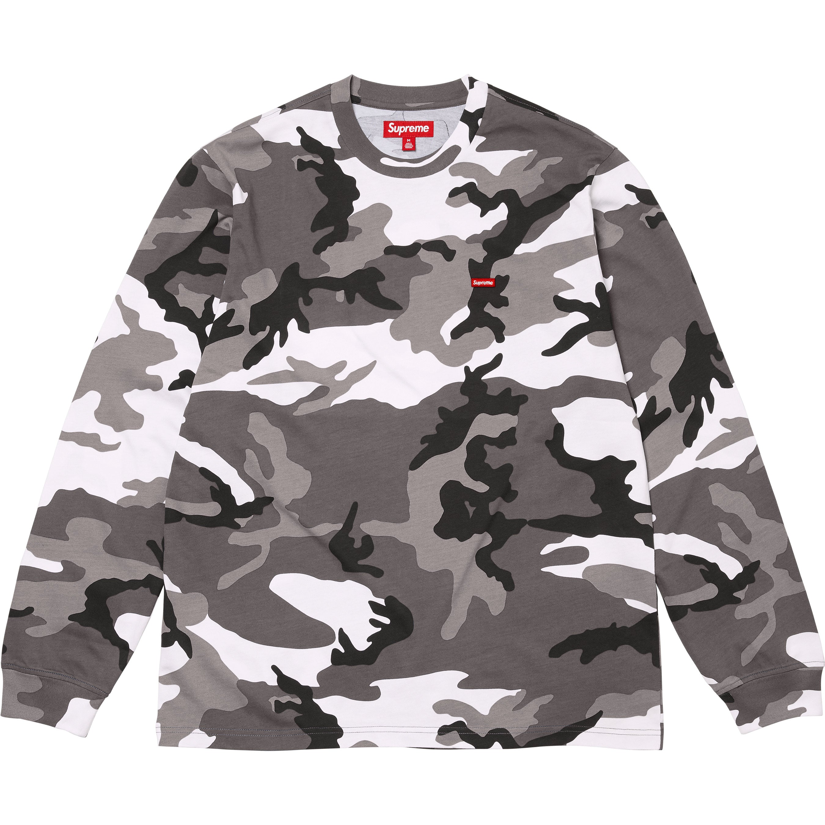 Supreme Small Box L/S Tee - Snow Camo