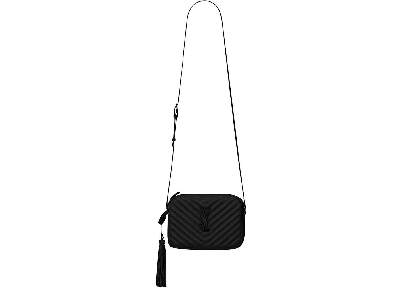 Saint Laurent Lou Camera Bag Quilted Leather Black-tone Black