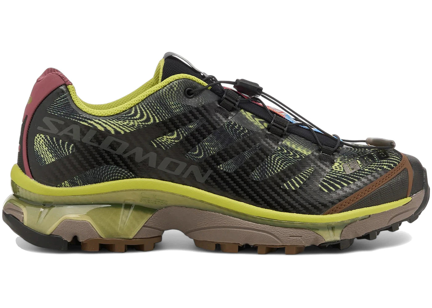 Salomon XT-4 OG Rave at Dawn Black Dark Citron