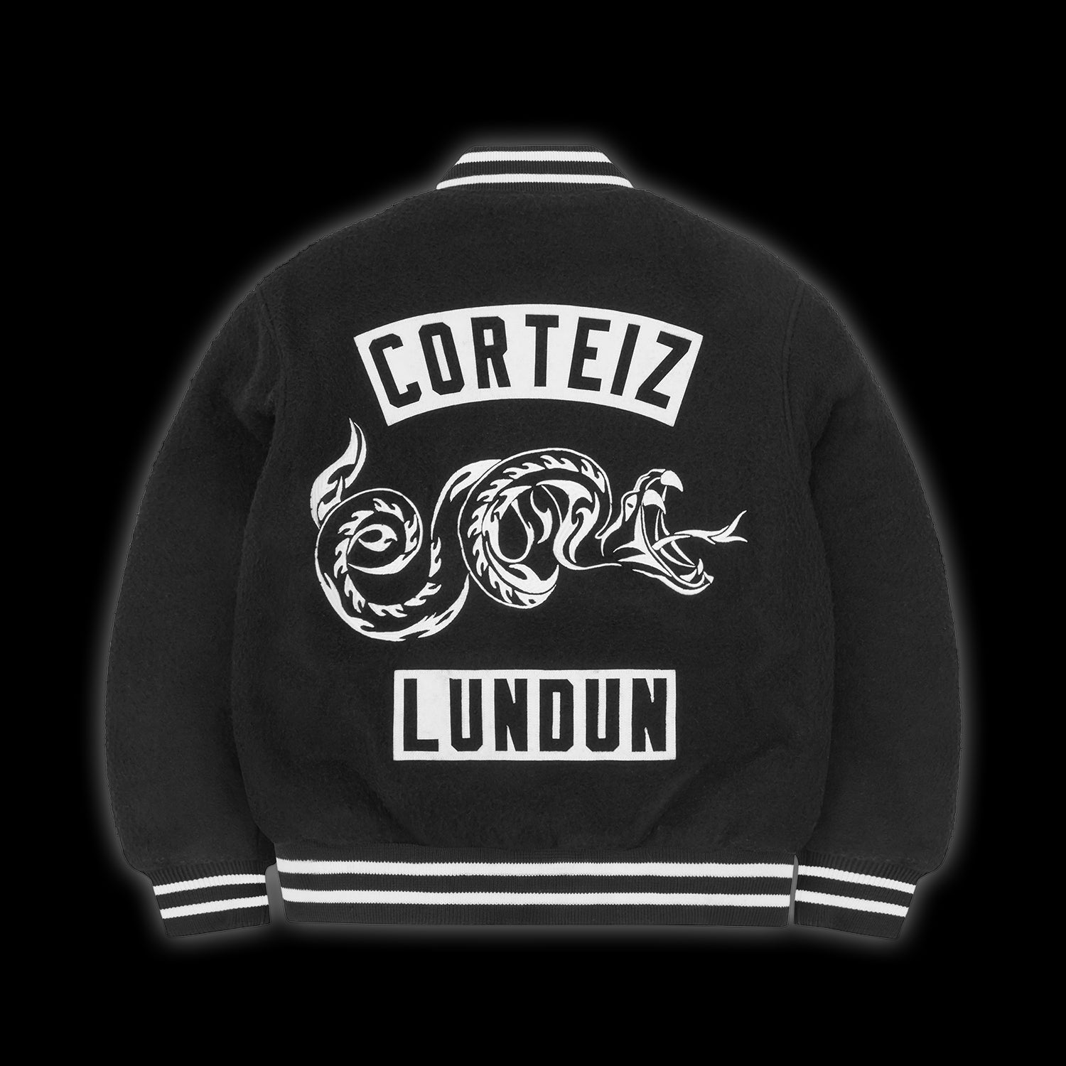 Corteiz Casentino Wool Varsity Black