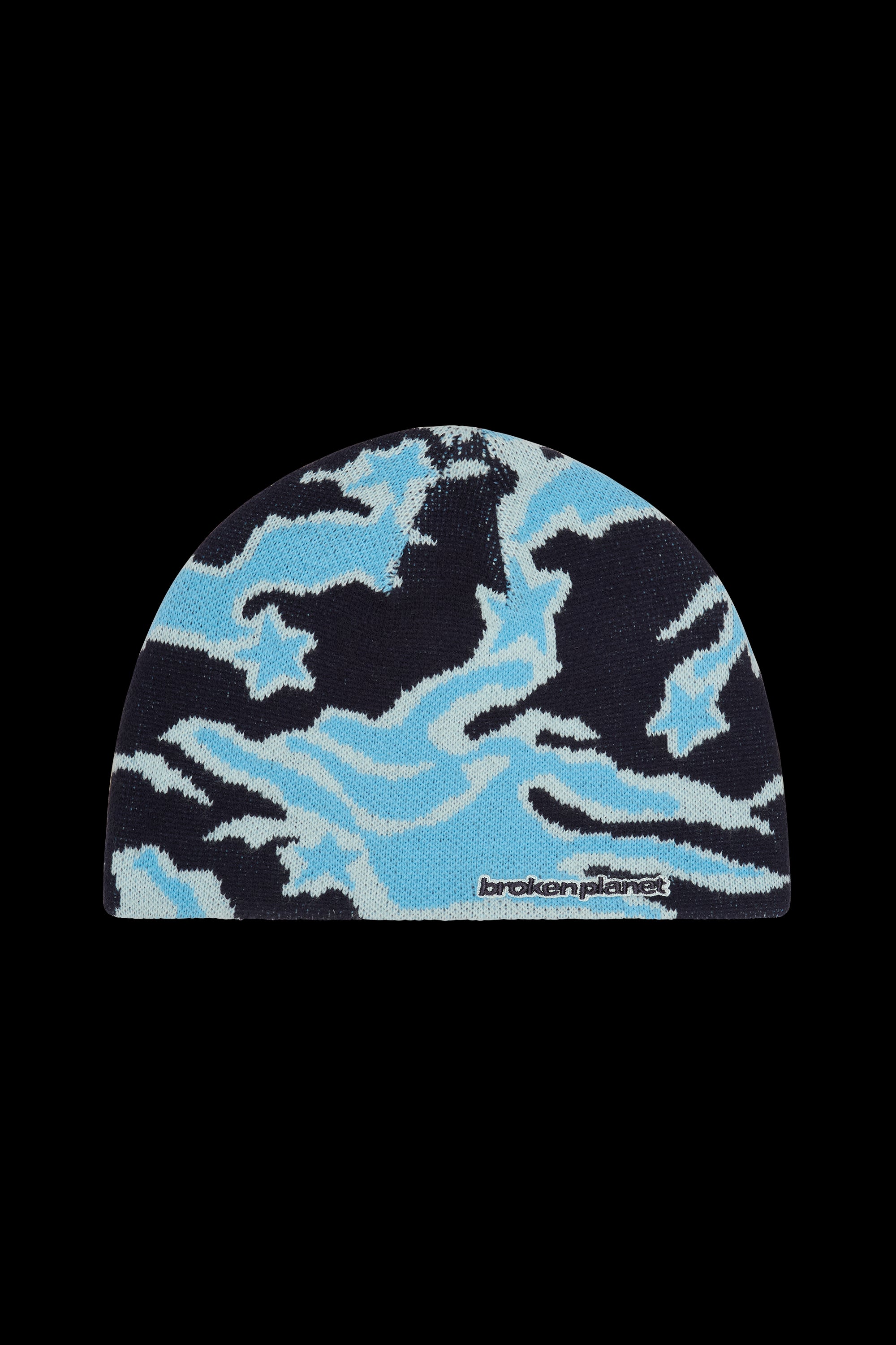 Broken Planet Star Camo Beanie Blue