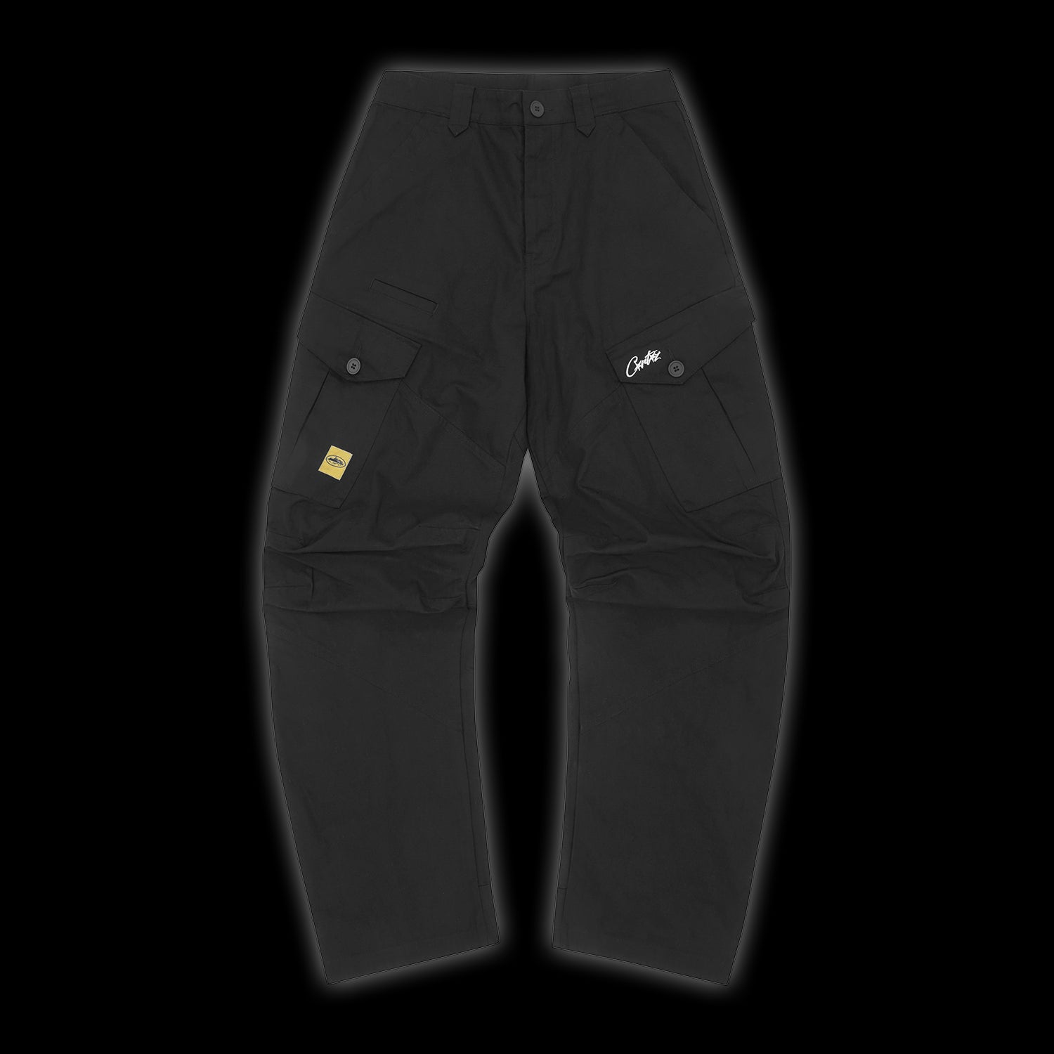 Corteiz Storm Cargo Pants V2 Black