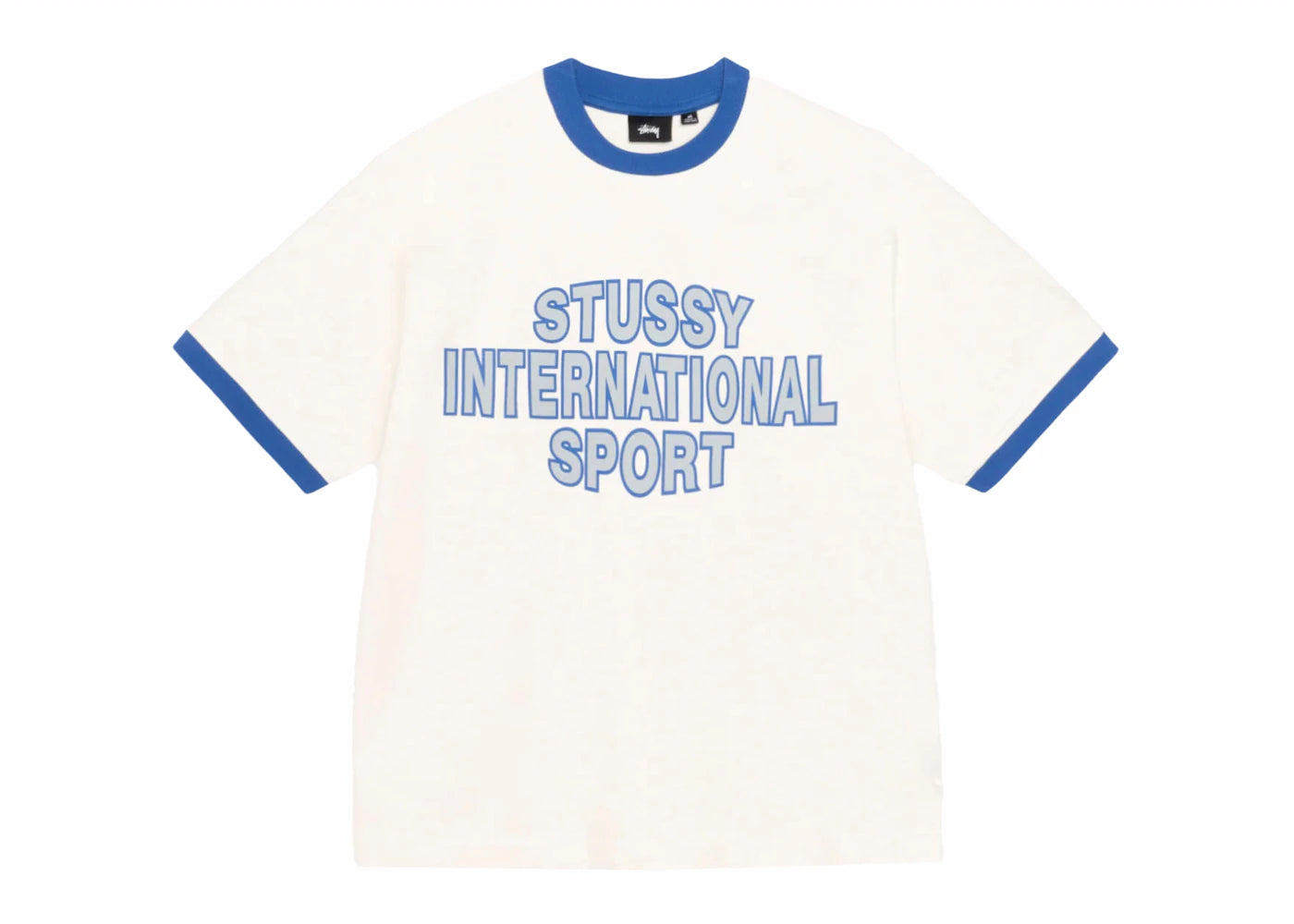 Stussy Sport Ringer Tee Off White