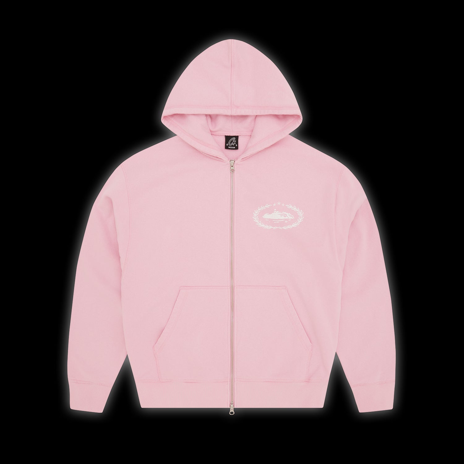 Corteiz Superior Royale Zip Hoodie Pink