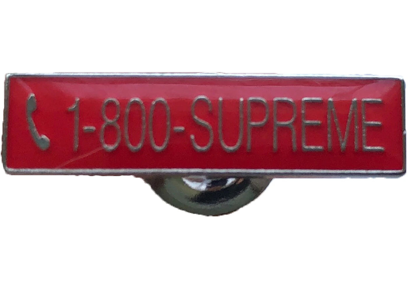 Supreme 1-800 Pin Red