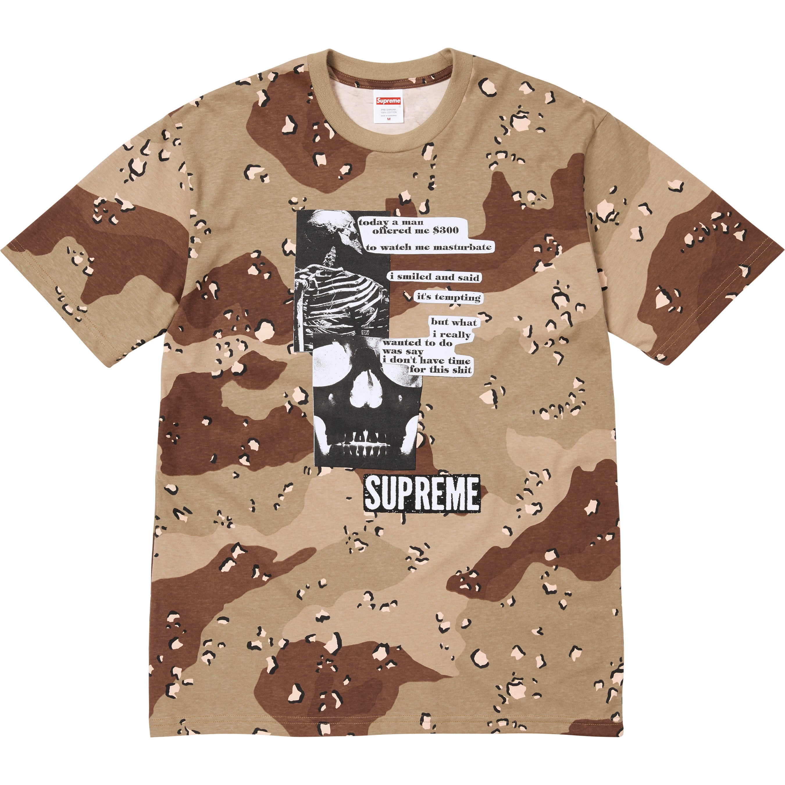 Supreme Anatomy Tee - Chocolate Chip Camo