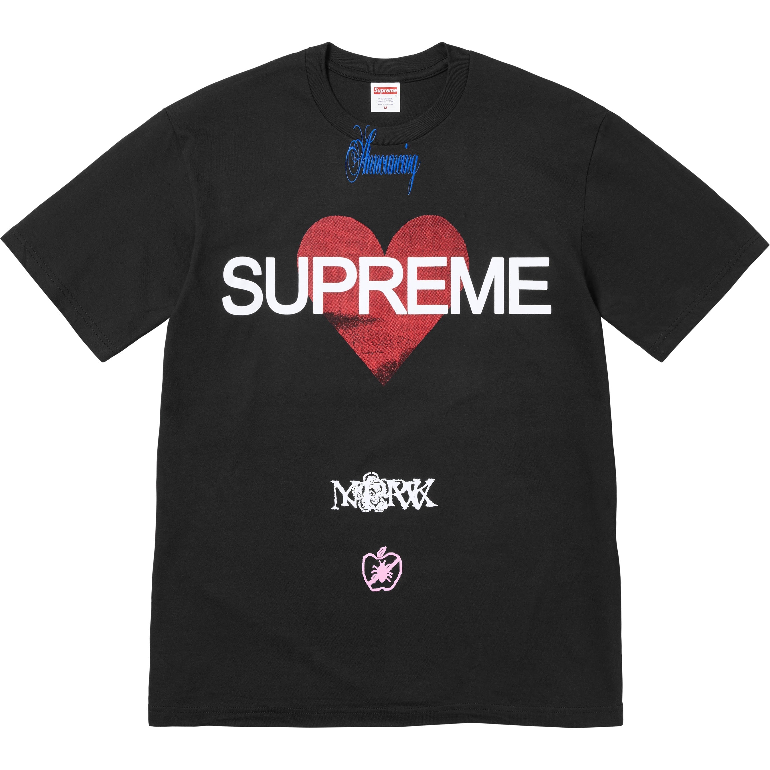 Supreme Announcing Tee - Black