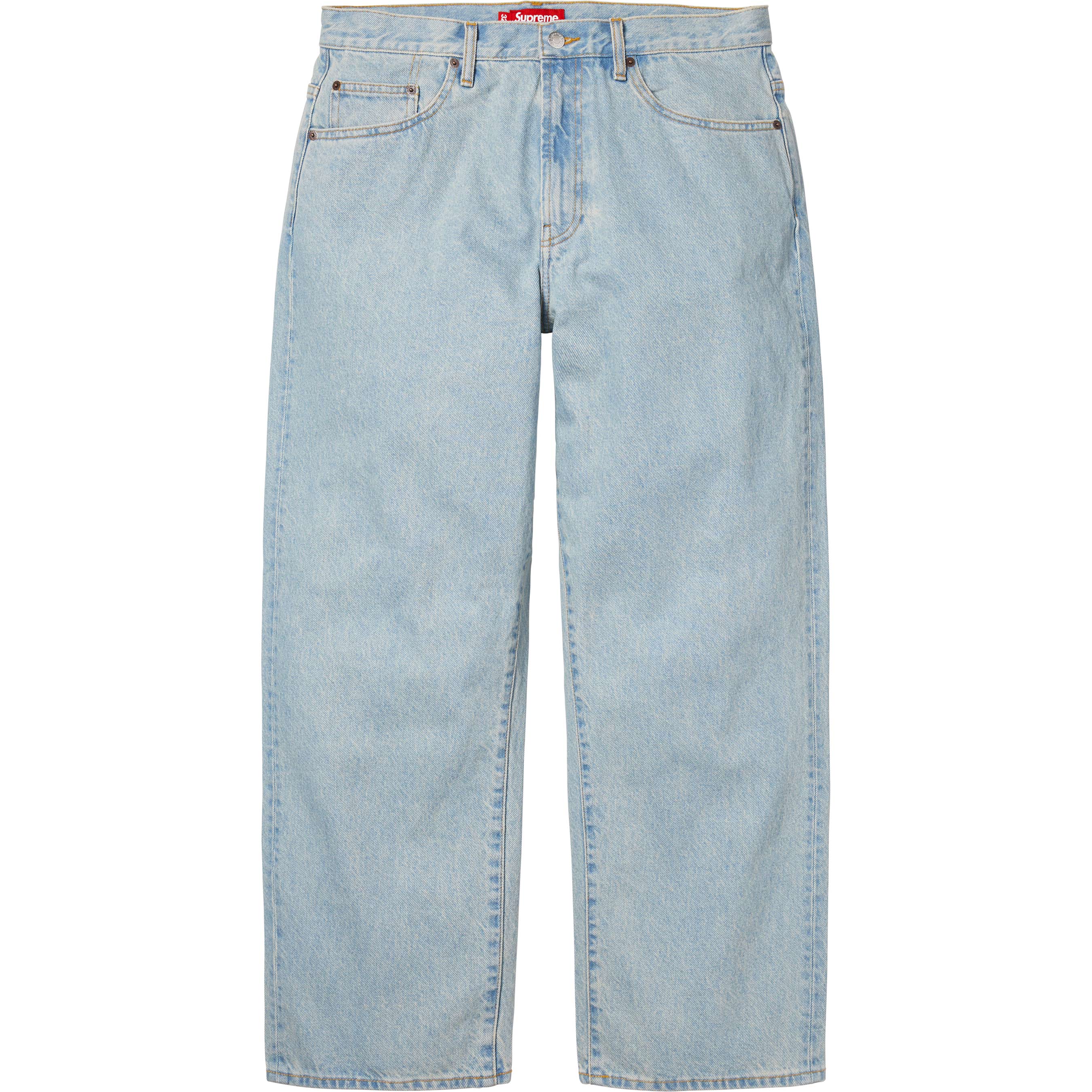 Supreme Baggy Jean - Light Washed Indigo