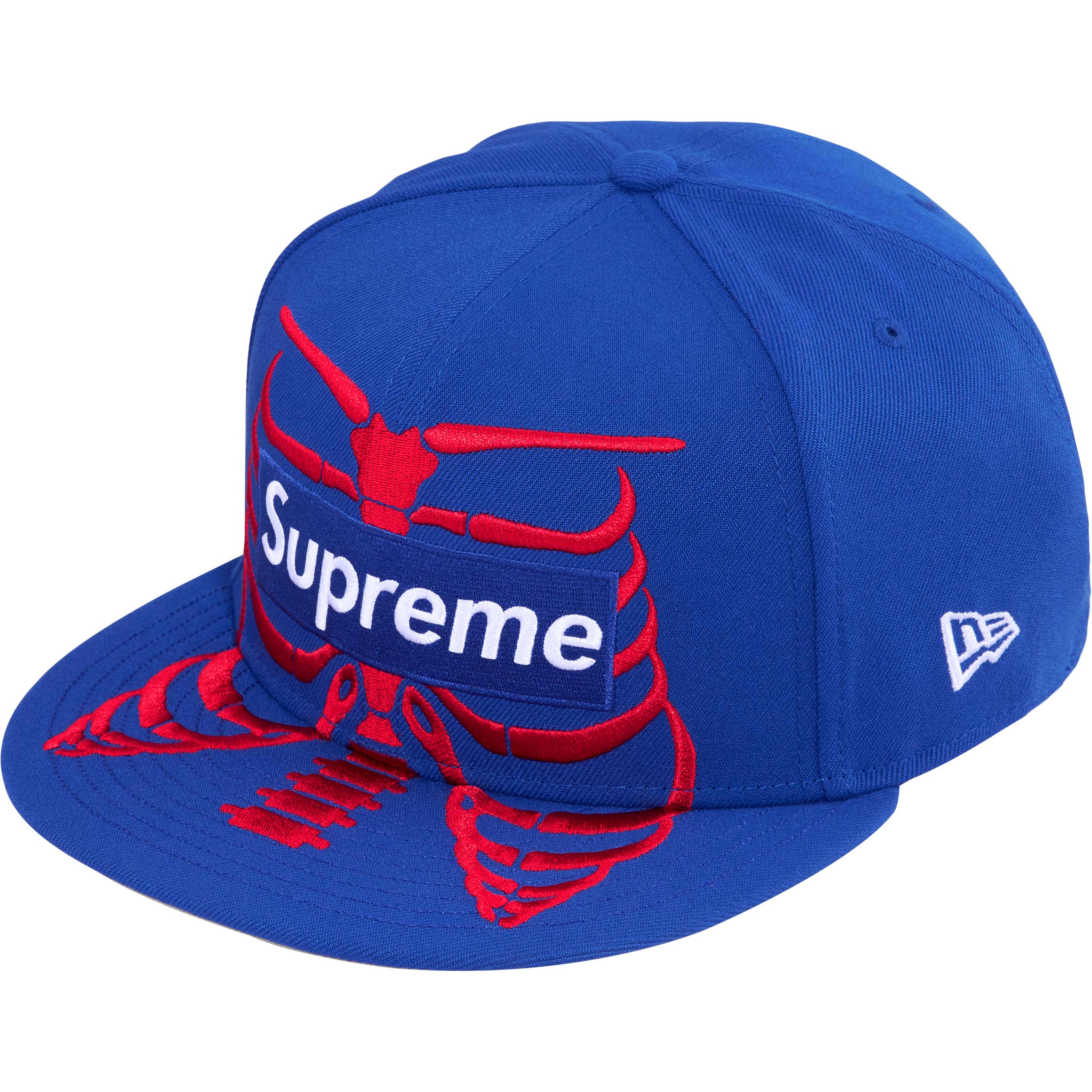 Supreme Bones Box Logo New Era - Royal