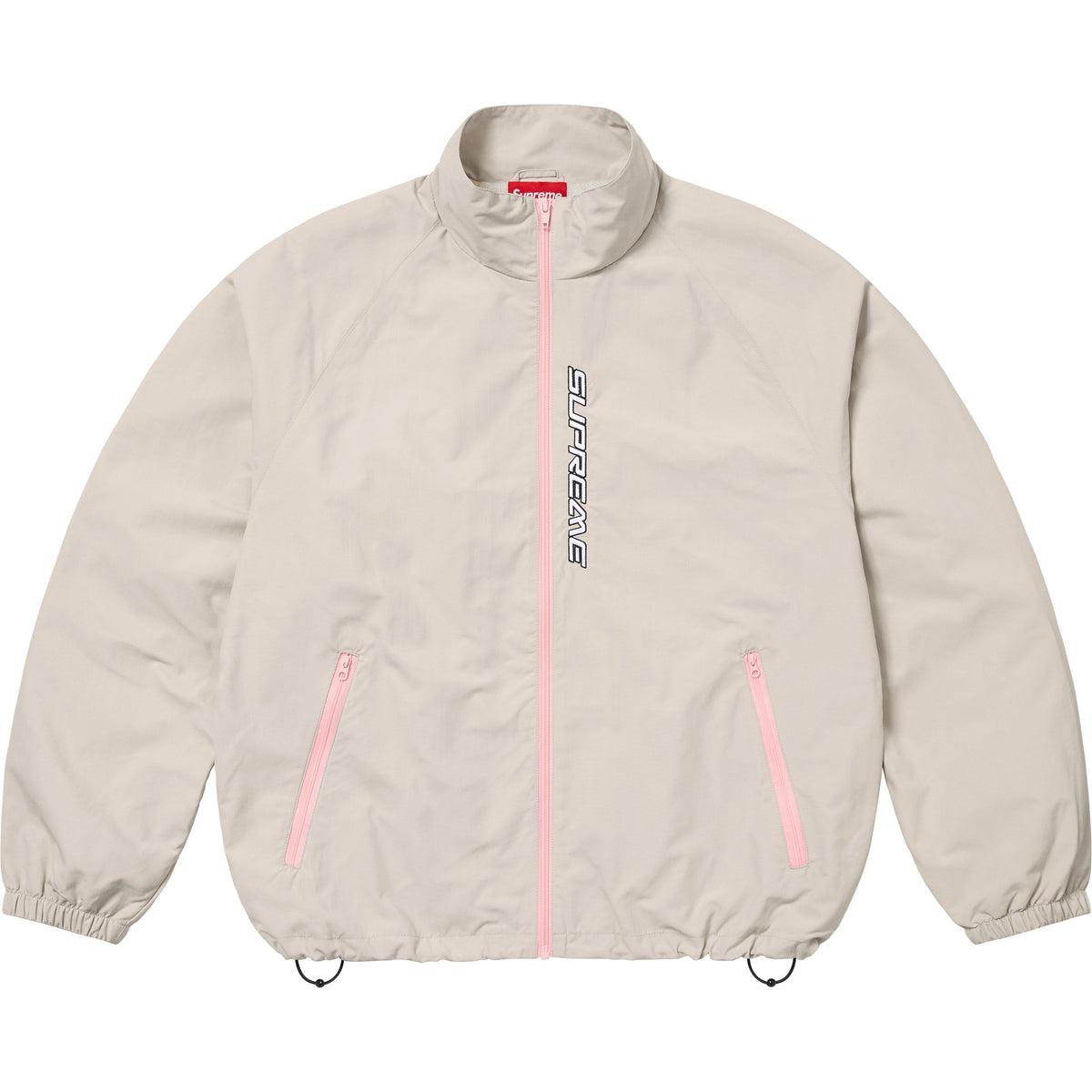 Supreme Contrast Zip Track Jacket - Tan – Side Kicks