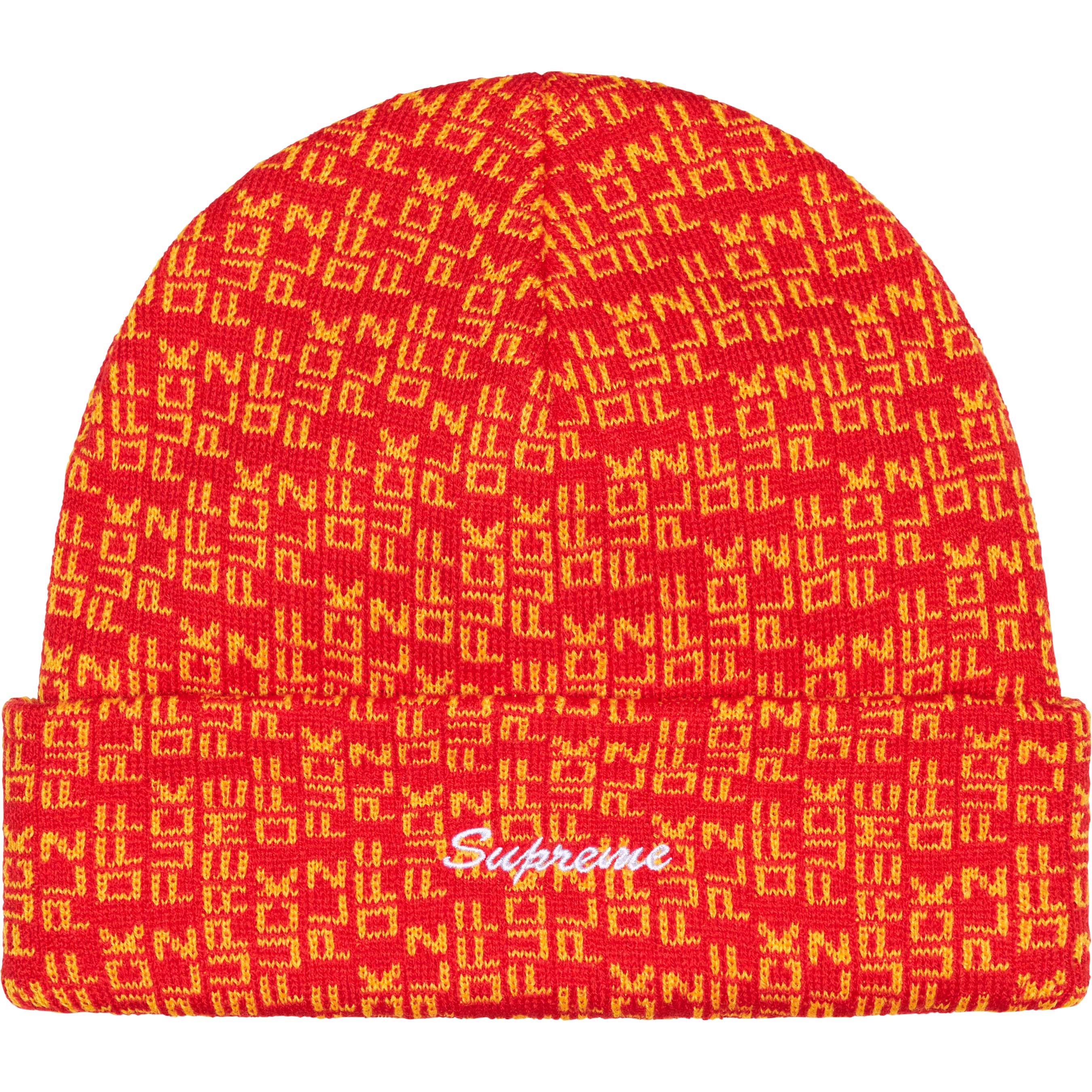 Supreme Fuck Off Beanie - Red