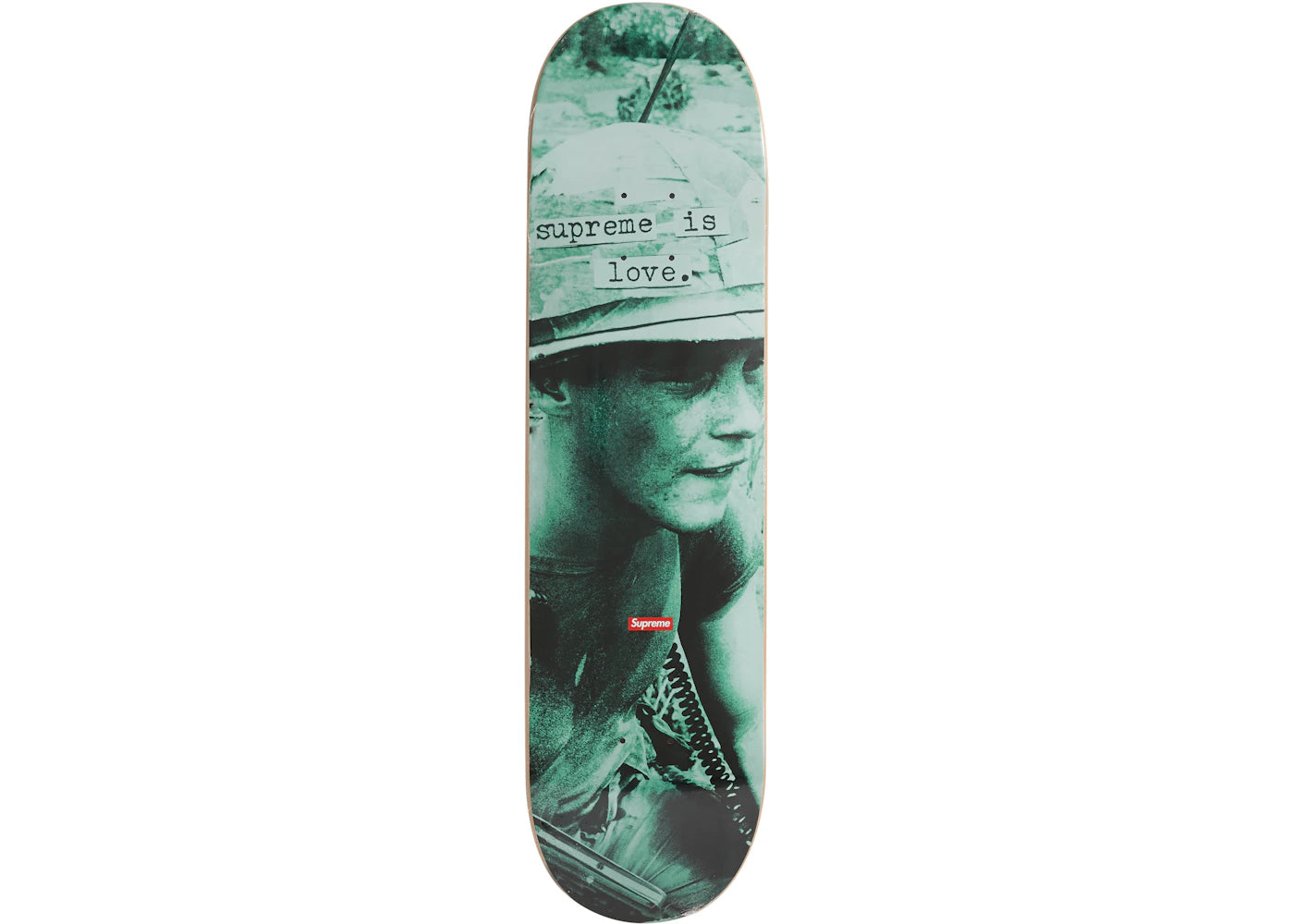 Supreme Supreme is Love Skateboard Teal