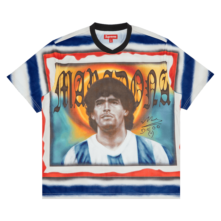 Supreme Maradona Soccer Jersey 'Multicolor' - Side Kicks