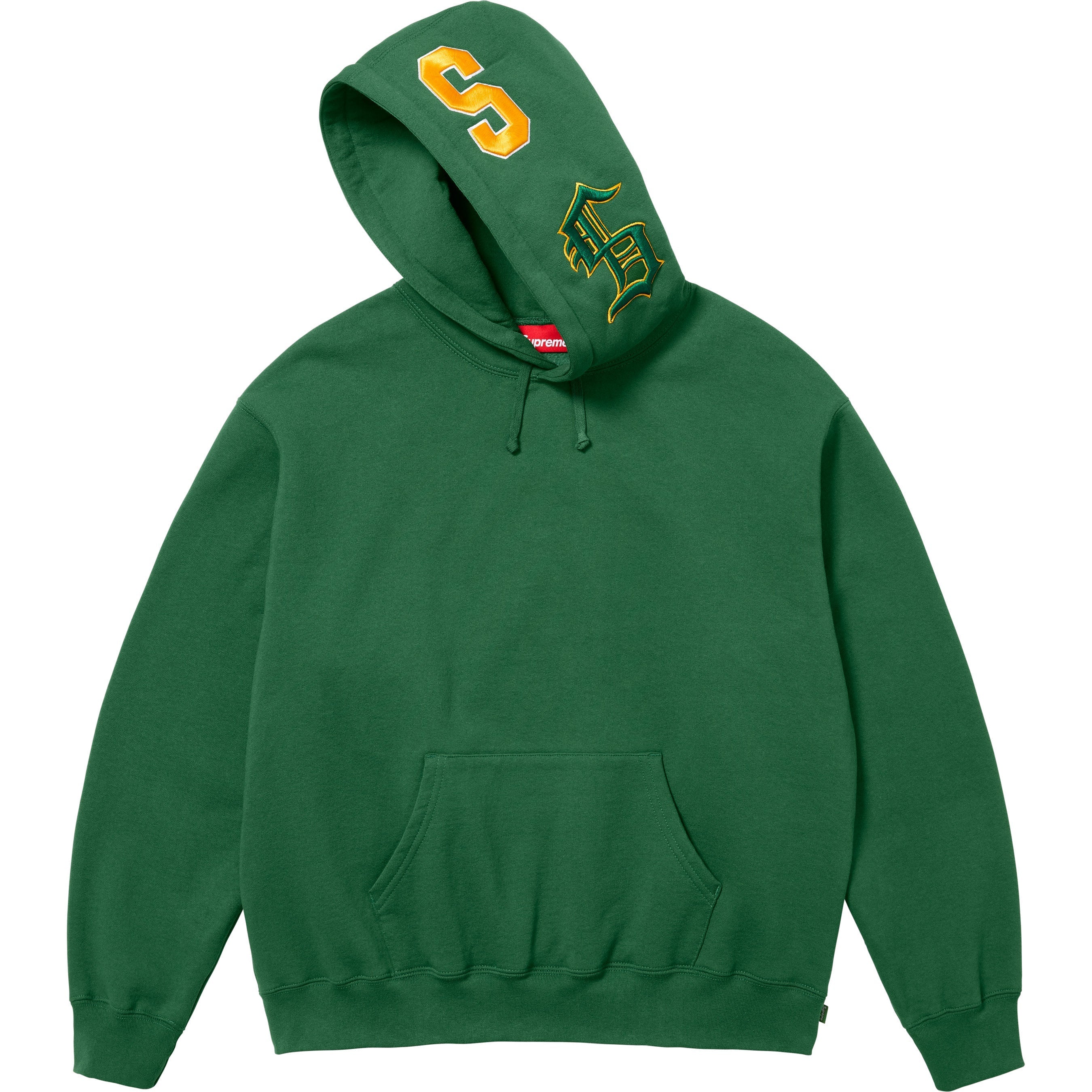 Supreme Multi S Logo Hooded Sweatshirt - Pine