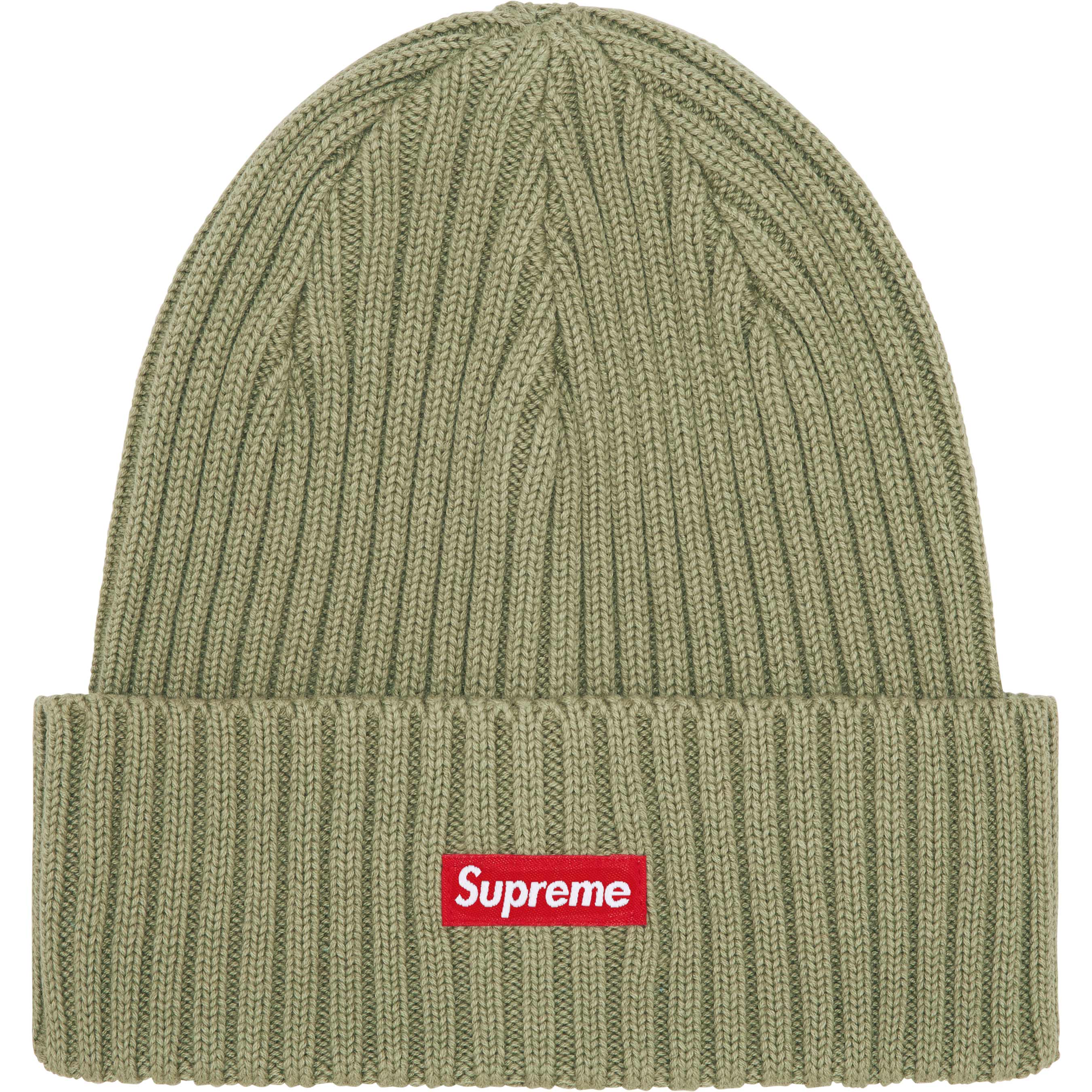Supreme Overdyed Beanie Dusty Olive (SS25)
