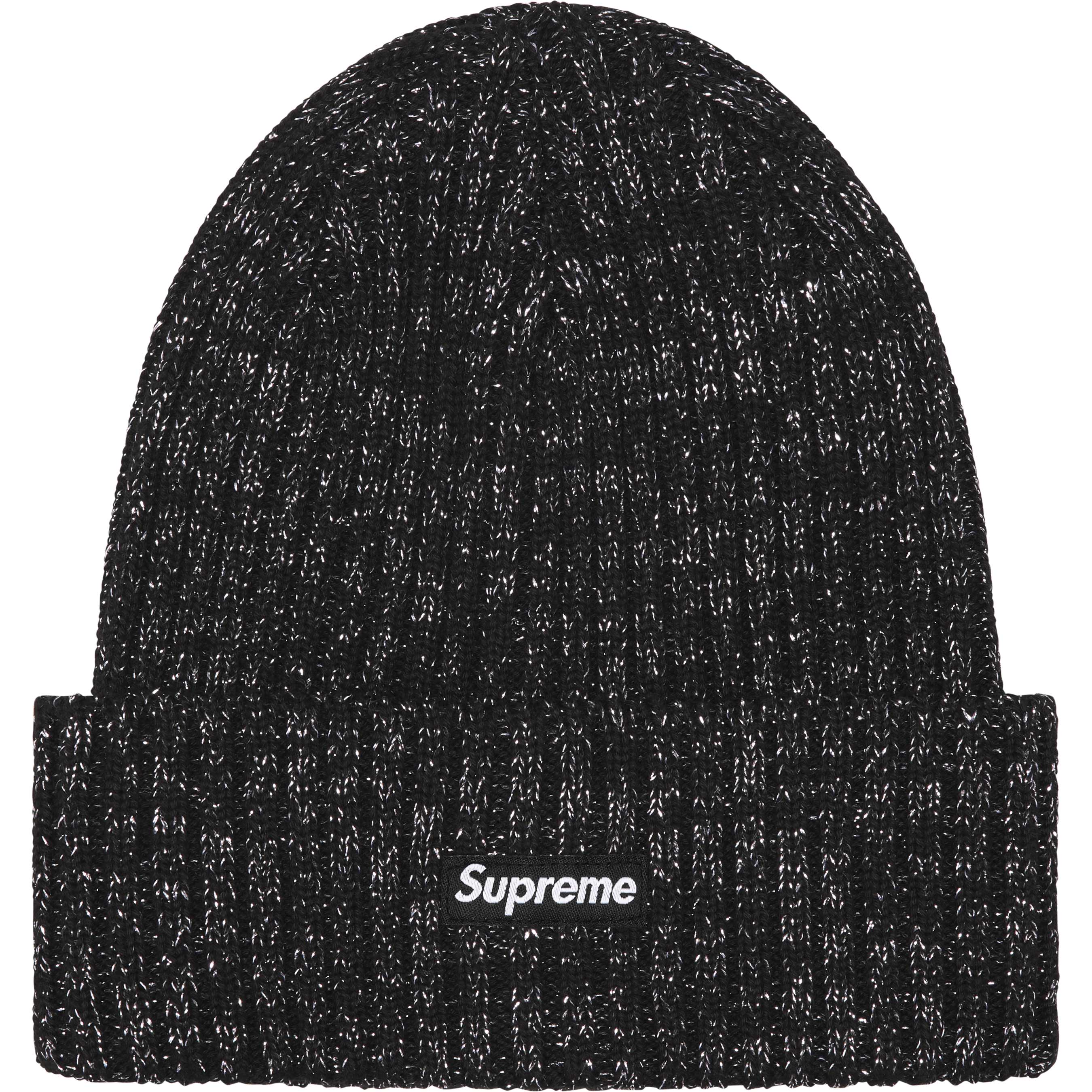 Supreme Overdyed Beanie Metallic Black (SS25)
