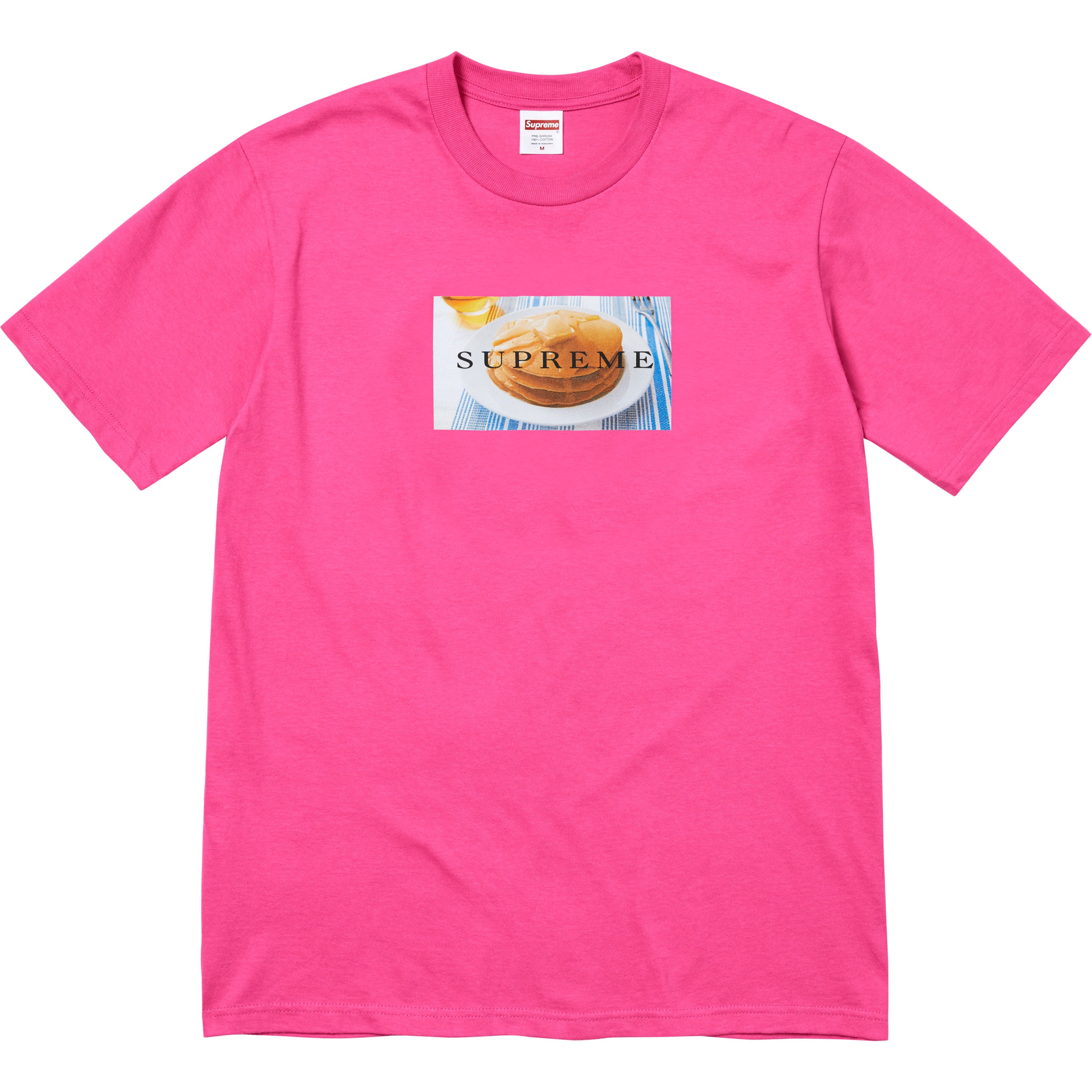 Supreme Pancakes Tee - Fuchsia