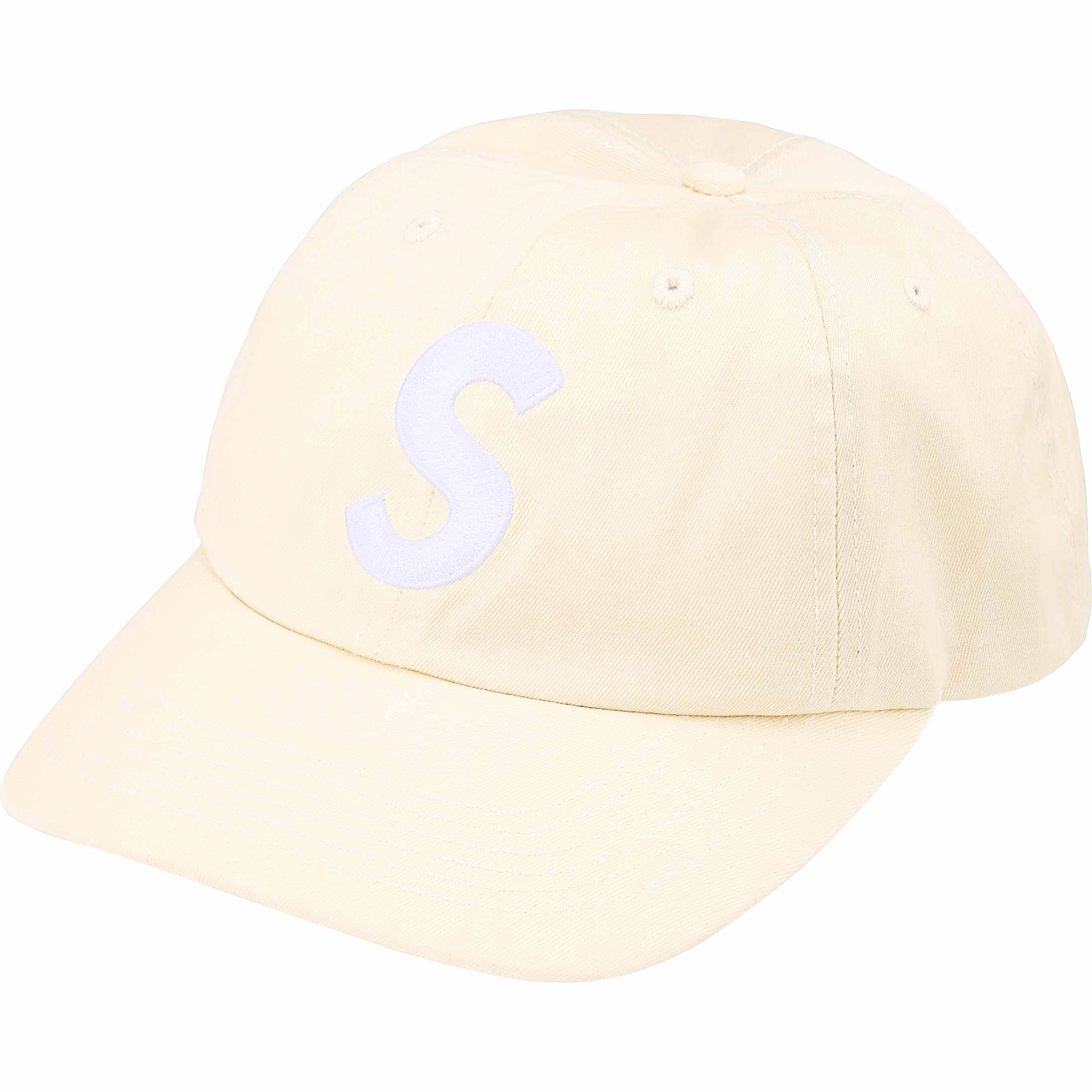 Supreme Pigment Coated S Logo 6-Panel Stone