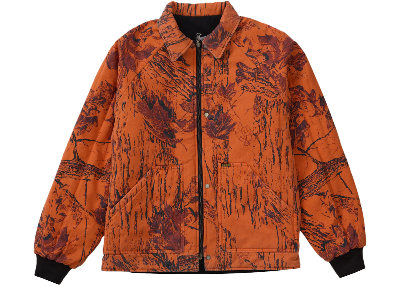 Supreme RealTree Reversible Quilted Work Jacket Black