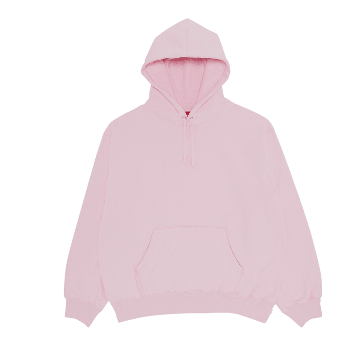 Supreme Satin Appliqué Hooded Sweatshirt 'Light Pink' - Side Kicks