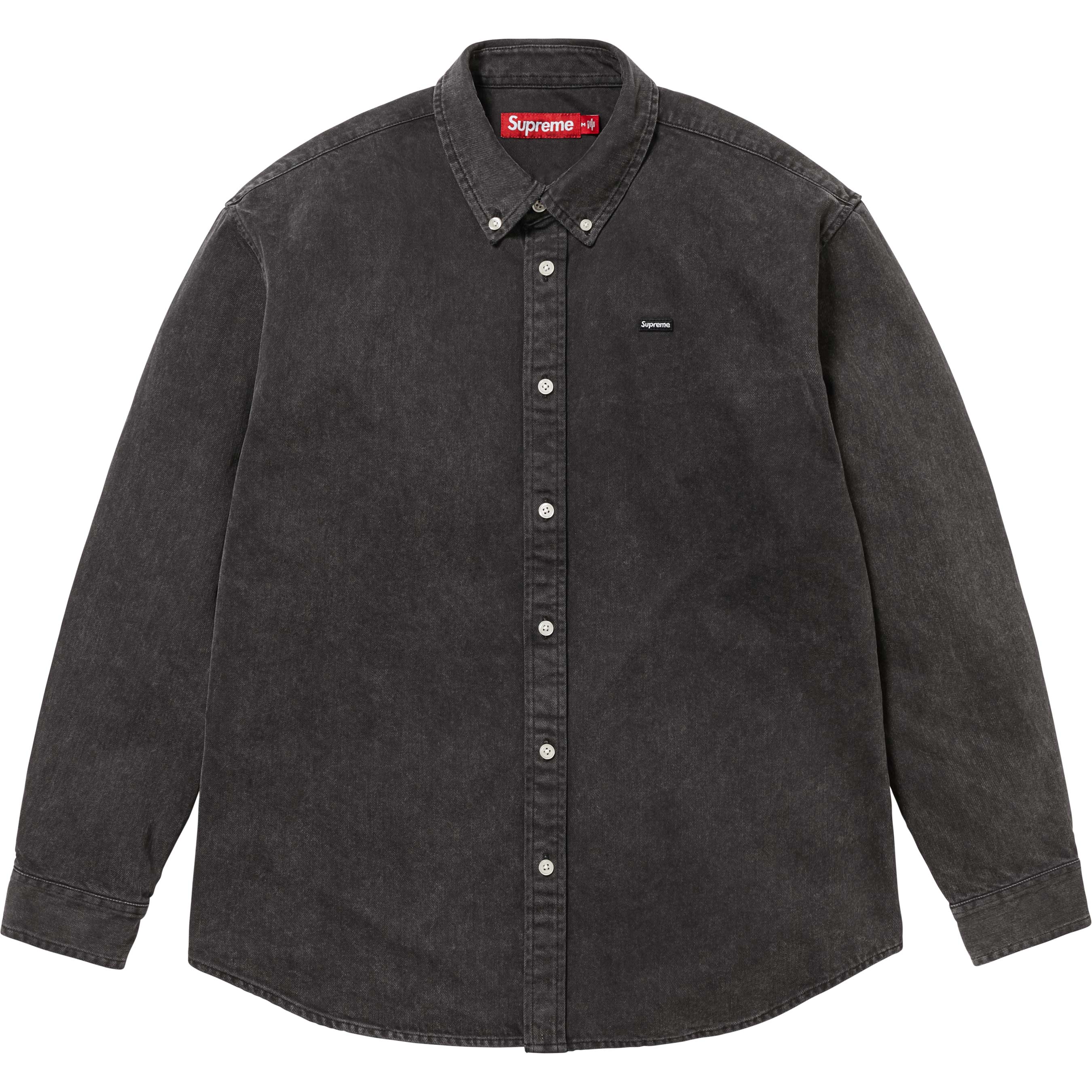 Supreme Small Box Denim Shirt - Black